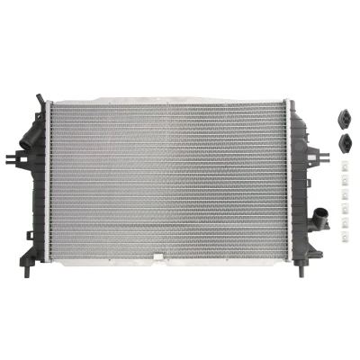 Immagine di NISSENS 630705 Radiatore motore Alluminio 600 399 26 Alette di raffreddamento saldate OPEL: Zafira B, Astra H Caravan, Hatchback mister auto,