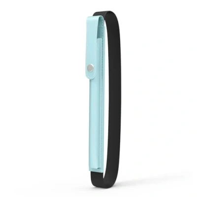 Immagine di MoKo Portapenne per Apple Pencil PRO, 1a/2a Gen, (USB C), Pelle PU iPad con Fibbia e Fascia Elastica da attaccare alla Custodia dell&#039;iPad, Cielo Blu