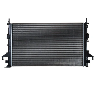 Immagine di NRF 58318 Radiatore motore Alluminio 670 415 23 Alette di raffreddamento montate meccanicamente RENAULT: LAGUNA 2 Grandtour, ESPACE 4