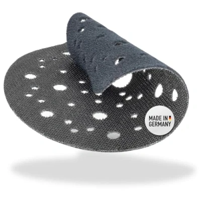 Immagine di DFS Proteggi Platorello 150mm 67 Fori (compatibile con MIRKA Abranet) chiusura a contatto per proteggere Levigatrice Lucidatrice Dischi Abrasivi