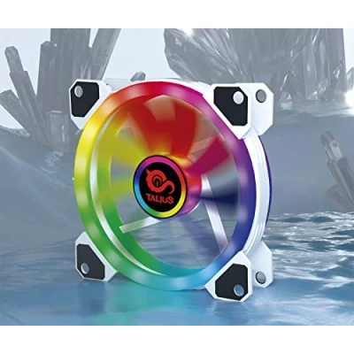Immagine di TALIUS Ventilatore Iris Spectrum RGB, 12 cm, disponibile in due colori, bianco