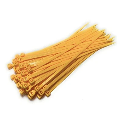Immagine di Fascette fermacavi, 300 x 4,8 mm, in nylon resistente di alta qualità (100, giallo)