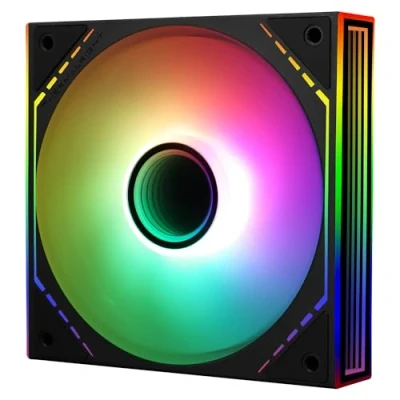 Immagine di Thermalright TL M12 S ventola per CPU da 120 mm, ARGB, connettore PWM a 4 pin, silenziosa computer con cuscinetto FDB, scrivania effetto specchio ARGB laterale
