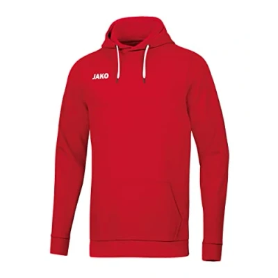 Immagine di JAKO Base, Felpa con Cappuccio Uomo, Colore: Rosso, XL