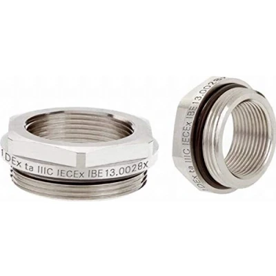 Immagine di LAPP 52104574 SKINDICHT MR M ATEX 40X1,5/32X1,5 Riduzione pressacavo con O ring M40 M32 Ottone Naturale 10 pz.