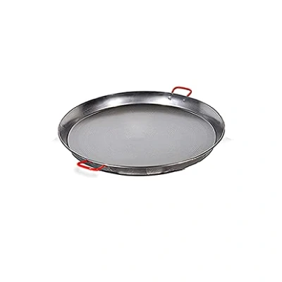 Immagine di La Ideal Paellera in Ferro Spazzolato Pellera, ghisa, Argento, 30 cm