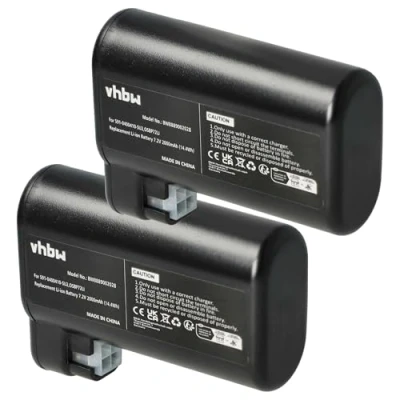 Immagine di vhbw 2x batteria compatibile con Electrolux Pure i9, PI91, i9.2 home cleaner (2000mAh, 7,2V, Li Ion)