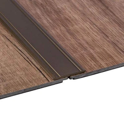 Immagine di Gedotec Profilo di Transizione Copre le Irregolarità del Pavimento Profili in Alluminio Bronzo Anodizzato con Strisce Adesive Incluse per Montaggio Semplice 200 x 30 1,75 mm 1 Pezzo