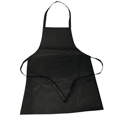 Immagine di Rayher 38706576 grembiule in cotone, 70 x 95 cm, confezione da 1 pz, Nero