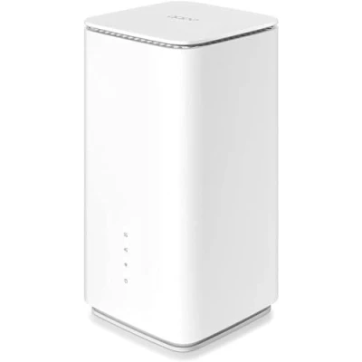Immagine di 5G CPE T1a Router con slot SIM LTE Cat20 WiFi Hotspot Wi Fi 6 AX1800, fino a 4,07 Gbit/s, 4X4 MIMO, collegamento 32 dispositivi, CTB04 sbloccato, bianco