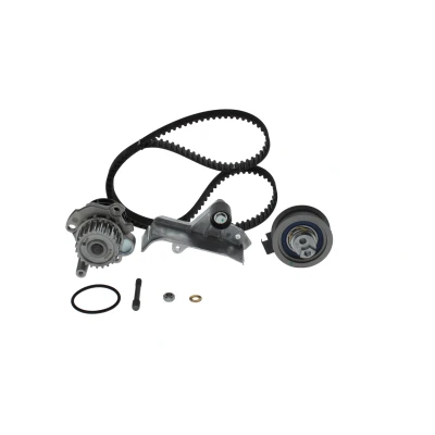 Immagine di BOSCH 1 987 946 984 Pompa Acqua + Kit Cinghia Distribuzione con ammortizzatore serraggio, Rullo tenditore 150 AUDI: A4 B6 Avant, B7 Avant