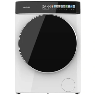 Immagine di Cecotec Lavatrice A Carica Frontale 9Kg Carico Bolero DressCode 9900 Inverter FullColor A. Bianco, 1400 rpm, Display 10,3&quot;, 11 programmi, Motore Plus, SteamMax, Classe