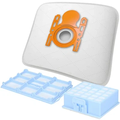 Immagine di McFilter 10 sacchetti per aspirapolvere + 1 filtro Hepa di protezione del motore adatto Siemens VSZ 3 Series Z 3.0, Bosch BSG, BSGL Series,