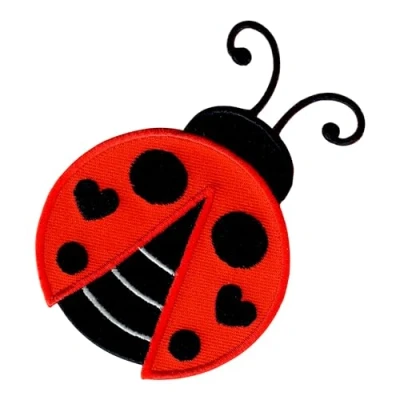 Immagine di PatchMommy Toppa Termoadesiva Coccinella Patch Ricamate per Ferro da Stiro o Cucire Toppe Adesive Vestiti, Applicazioni Tessuti Bambini