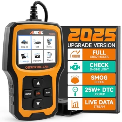 Immagine di ANCEL AD410 OBD II Strumento di scansione della Luce del Motore Controllo Veicolo Lettore Codici automobilistico Scanner OBD2 Automatico e prontezza I/M