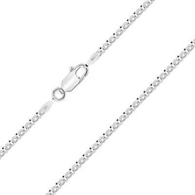 Immagine di Planetys Catenina Argento Sterling 925 Rodiato Modello Rolò Larghezza: 2 mm Lunghezza: 45 cm