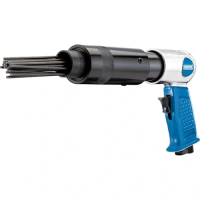 Immagine di Draper Scaler dell&#039;ago con impugnatura a pistola da 90 Psi, connettore BSP 1/4&quot;, alloggiamento in alluminio leggero, strumento di pulizia resistente, scarico anteriore, 84131