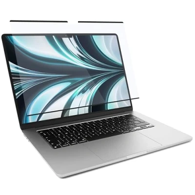 Immagine di MyGadget Pellicola Magnetica Filtro anti luce blu [Antiriflesso] per Apple MacBook Air 15,3 Pollici (2023) M2 A2941