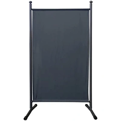 Immagine di QUICK STAR Paravento da Giardino 180 x 78 cm Divisorio in Tessuto Balcone Protezione della Privacy Grigio