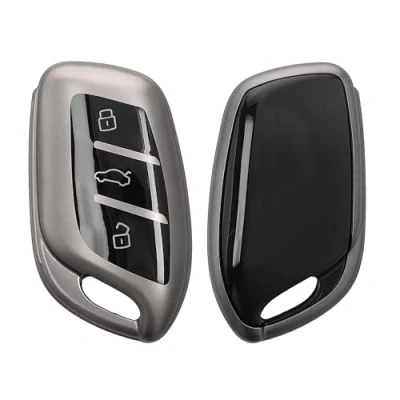 Immagine di kwmobile Custodia Compatibile con MG 3 pulsanti ZS MG4 MG5 MG6 Cover Chiavi Auto Protezione Copri Telecomando Copertina Chiave Copertura Gommata Silicone TPU