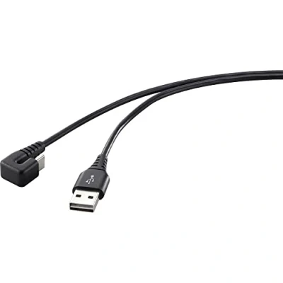 Immagine di Renkforce Cavo USB 2.0 Spina C®, A 1.00 m Nero RF 4609276