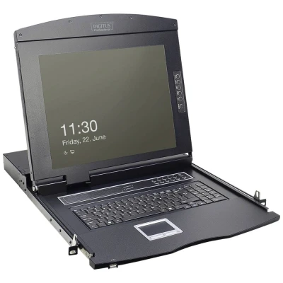 Immagine di Digitus DS 72211 2US Console KVM VGA 1366 x 768 Pixel