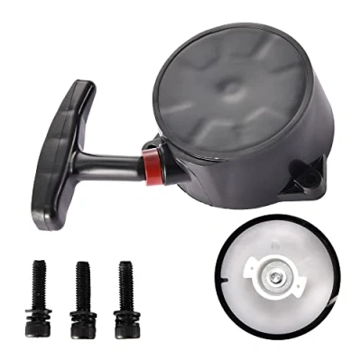 Immagine di GOOFIT Avviamento a Strappo Minimoto Cinese 35cc sostituzione per 2 Tempi Universale TC 355 Biciclette Pit Bike ATV Quad Ciclomotore e Scooter 1 Pezzo Nero