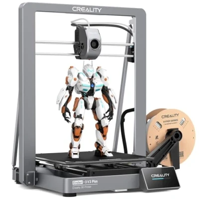 Immagine di Creality Ender 3 V3 Plus Stampante 3D, 2024 Nuova Versione 600 mm/s, Livellamento Automatico Estrusore Diretto Quick swap Ugello Tri metallico, Grande Formato di Stampa 11.8x11.8x13.0in