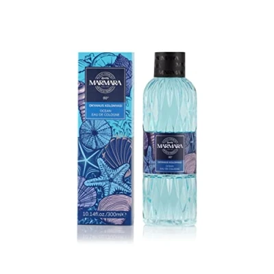 Immagine di MARMARA BEAUTY Eau de Cologne OCEAN 300 ml 80 Profumo rinfrescante per donne e uomini Acqua profumata Rinfresca EDC Calmante di Colonia