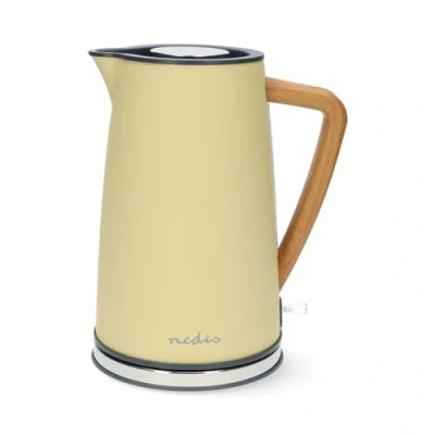 Immagine di Bollitore elettrico 1,7 l Soft Touch Giallo Rotazione di 360 gradi Elemento riscaldante nascosto Strix Controller Boil dry protection
