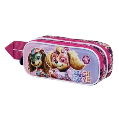 Immagine di Karactermania PAW Patrol Mighty 3D Double Astuccio per bambini, Taglia: One Size, Rosa