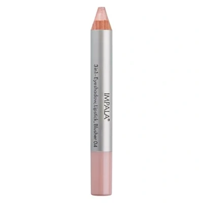 Immagine di Impala Matita Jumbo 3 in 1 Colore 04 Rosa Perlato Ombretto, Rossetto e Blush Texture Liscia di Lunga Durata Intenso