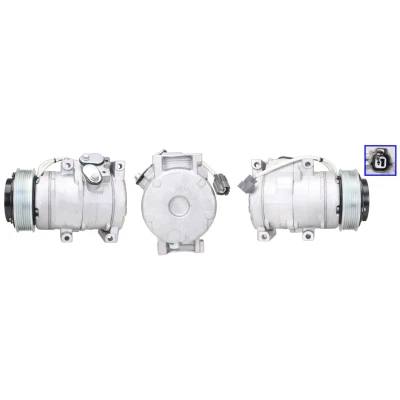 Immagine di ELSTOCK 51 0569 Compressore Aria Condizionata PAG 46 R 134a con guarnizioni HONDA: FR V, CR V 2, Accord 7 Limousine