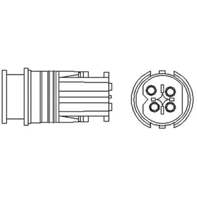 Immagine di MAGNETI MARELLI 466016355025 Sonda lambda riscaldato 4 MERCEDES BENZ: SLK, Classe C Sedan, ML
