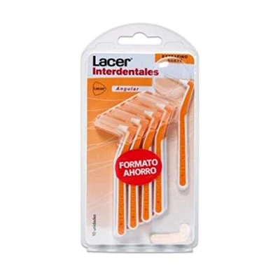 Immagine di LACER CEPILLO INTERDENTAL ANGULAR EXTRAFINO SUAVE 10 U (NAR.