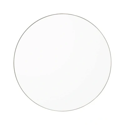 Immagine di AYTM Specchio Circum, trasparente/grigio marrone, Ø 70 cm, vetro, legno