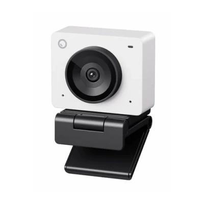 Immagine di OBSBOT Meet SE 1080P@100 FPS Webcam per PC con Sensore 1/2,8&quot;，AI Framing e Autofocus, Modalità Bellezza, Leggera, Controllo Gestures, Staggered HDR, Streaming, Gaming (Cloud White)