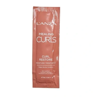 Immagine di L&#039;ANZA Healing Curls Curl Restore Moisture Treatment Crema per Capelli Ricci Senza Risciacquo, Idrata, Rimuove l&#039;Effetto Crespo e Protegge dal Calore, Formula Priva di Solfati Parabeni, 14 ml