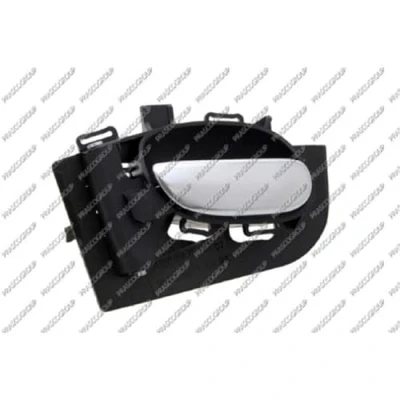 Immagine di PRASCO PG0098602 Maniglia Apriporta interno, posteriore Sx, anteriore Sx nero, argento PEUGEOT: 206 Hatchback, SW