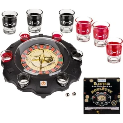 Immagine di Out of the blue Gioco alcolico elettronico, Roulette, con 6 Bicchierini, Multicolore, D: ca. 26,5 cm