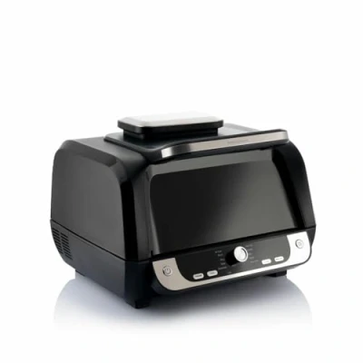 Immagine di InnovaGoods Friggitrice ad Aria 12 in 1 Fryinn 6000, Cucina Sana e Veloce 6L 3400W, Programmi con Display Digitale, Accessori Lavabili, Nero, Acciaio inossidabile