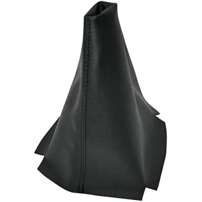 Immagine di Aerzetix C58524 Cuffia soffietto per leva del cambio compatibile con VW Polo 9N 9N2 dal 2002 al 2009 colore: nero in pelle sintetica