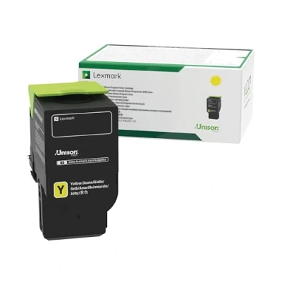 Immagine di Toner return program Lexmark C2425 C2535 MC2425 MC2535 MC2640 Originale C242XY0 Giallo 3500 pagine