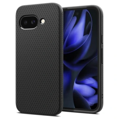 Immagine di Spigen Liquid Air Google Pixel 9a Matte Black (Google 9a), Cover smartphone, Nero