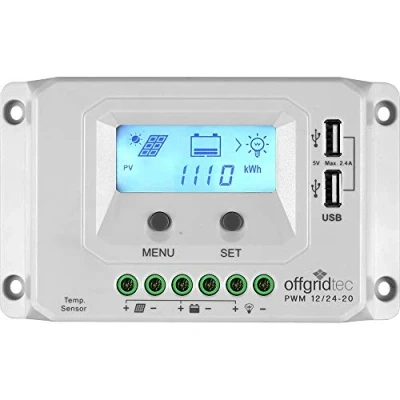 Immagine di Offgridtec® PWM Pro regolatore di carica 12 V/24 V 20 A USB