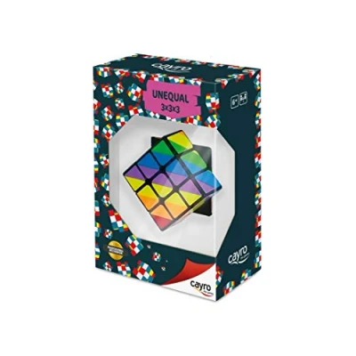 Immagine di Cayro Unequal Cube 3x3x3 Cubo Impossibile Speed ​​Cube Puzzle Multicolore Ruota Senza Intoppi Bloccarsi Maggiore Velocità Design Ergonomico Alta Qualità