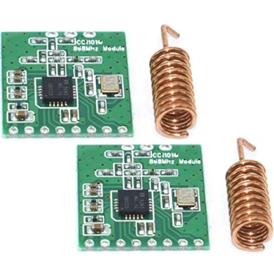 Immagine di TECNOIOT 2pcs CC1101 868MHz Wireless Module Long Distance Transmission with Antenna
