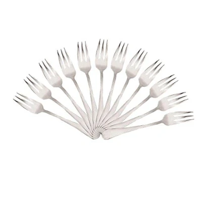 Immagine di Mr. Spoon Minimal Collection Set di Posate da Portata in Acciaio Inossidabile 12 forchette Dessert 15 x 2,05 cm