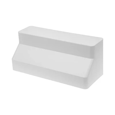 Immagine di Vent Systems 220x90mm a 220x55 mm Connettore di tubi rettangolari piatti per il collegamento del tubo. Sistema ventilazione, riscaldamento, raffreddamento.