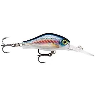 Immagine di Rapala Pesca Artificiale e Realistica Shadow Rap Fat Jack Esca di Simulazione per Trota, Persico Cavedano profondità Nuoto 3m 4cm/4g Prodotta in Estonia Live Bleak Unisex Adulto, Standard